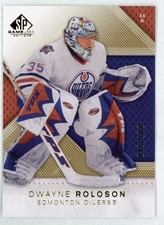 2007-08 SP Game Used Dwayne Roloson /100 GOLD Edmonton Oilers 07-08