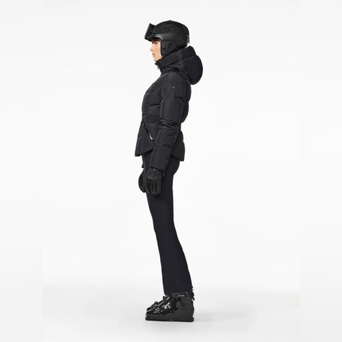Goldbergh Lou Ski Jacket Black Waterproof Belted Down NWT US 8 (Runs Small) - Picture 3 of 13