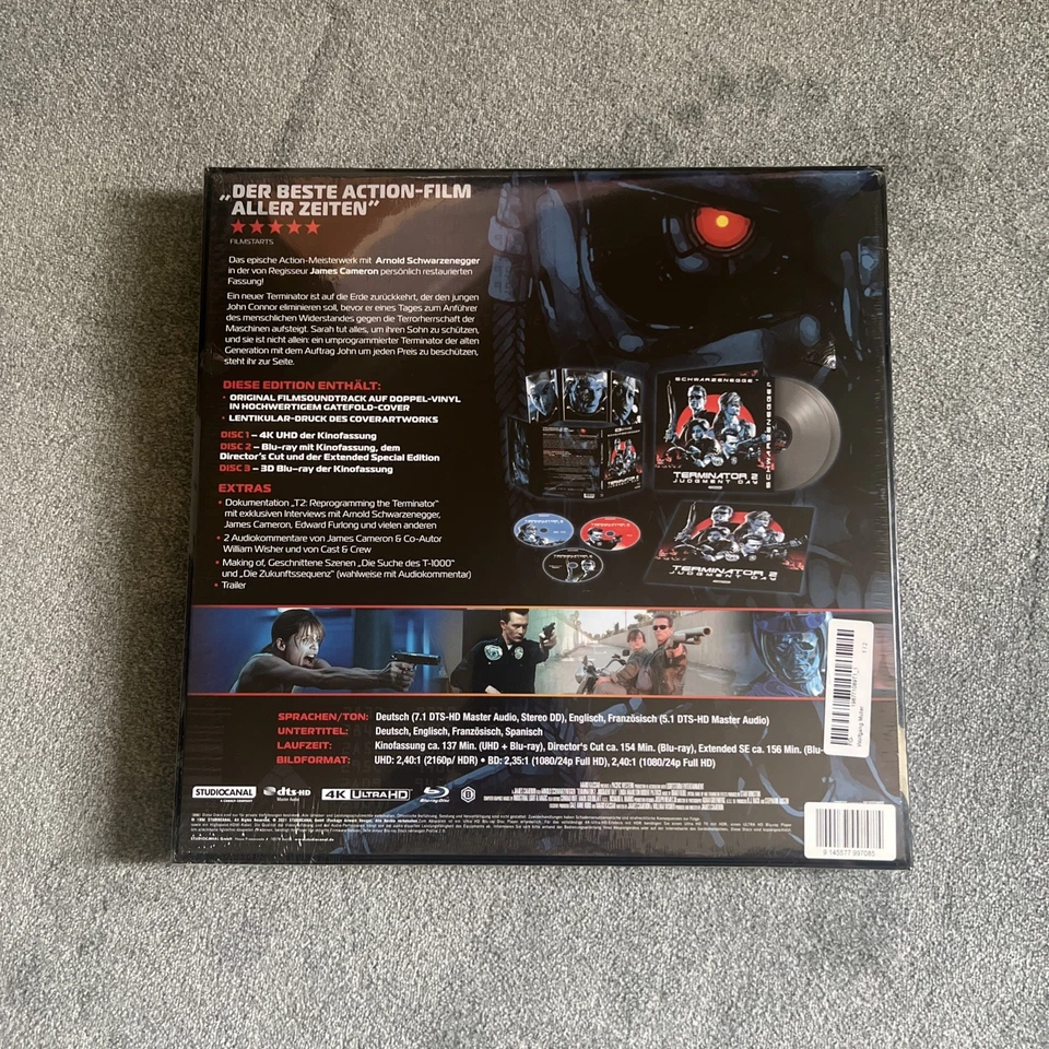 TERMINATOR 2 Judgment Day-4K ULTRA HD + Bluray+3D - 3 Disc Edition VINYL-EDITION - Bild 2 von 2
