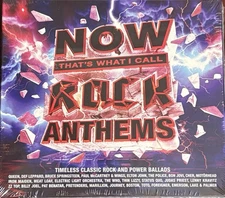 VARIOUS ARTISTS "NOW THAT'S WHAT I CALL ROCK ANTHEMS" NEW ORIGINAL 2024 UK 4CD