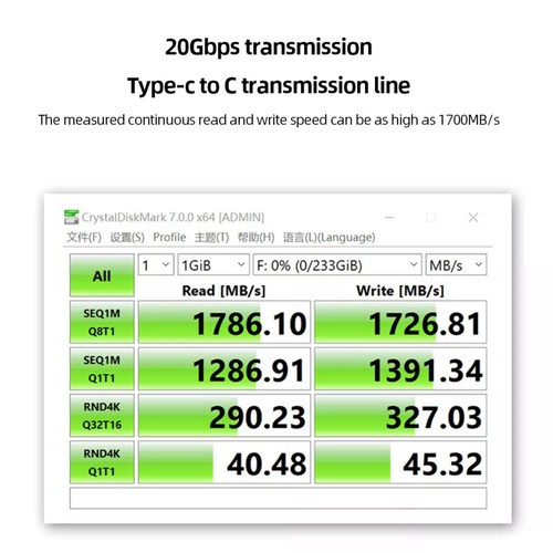 Dual-Bay External Hard Disk Box Gen2X 20Gbps Solid Disk Case M.2 M.3 NVME PCI-E - Photo 6/12