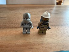 Lego 2 x Atlantis Shark Warrior atl004 Fire Fighter - Bob cty1253