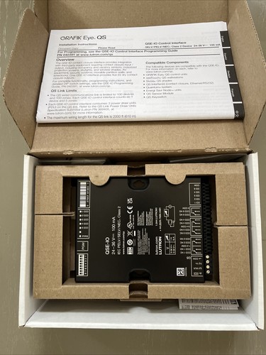 LUTRON QSE-IO Control Interface GRAFIK Eye Systems - PELV/SELV/NEC Class 2 - Picture 2 of 2