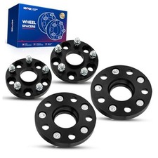 5x4.5 Wheel Spacers,20mm 5 Lug Hub Black 5x4.5 -60.1mm -M12x1.5 -0.75"thick