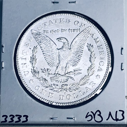 1878 S BU GEM MORGAN SILVER DOLLAR UNC MS+++ U.S. MINT RARE COIN 3333 - Picture 2 of 3