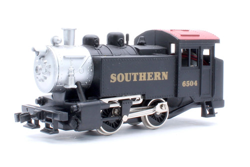DAMPFLOKOMOTIVE MODELLSTROM SPUR "HO" SÜDLICH SCHWARZ/SILBER 0-4-0T #6504 | Zustand: Used