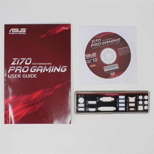 ASUS Z170 Pro Gaming - SET ATX Blende Slotblende IO Shield Handbuch CD (#3668)