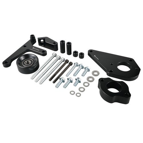 Billet Aluminum LS Truck Low Mount Alternator Power Steering Bracket For LQ4 LQ9 - Picture 10 of 12