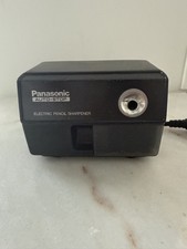 Panasonic Electric Pencil Sharpener - Black KP-110 Japan Auto-Stop TESTED