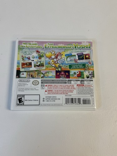 Yoshi's New Island (Nintendo 3DS) Nintendo Select Version Box & Cartridge WORKS - Picture 3 of 4
