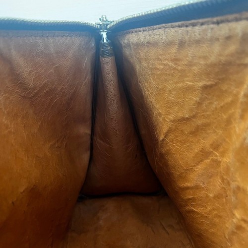 Auténtico bolso de mano Louis Vuitton M51360 monograma saco triángulo vintage marrón LV - Imagen 17 de 17