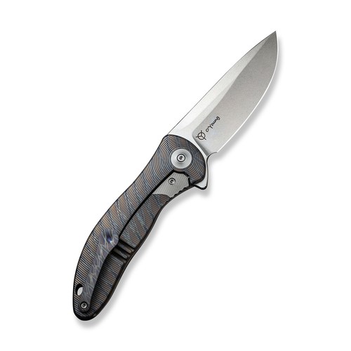 WE Knife Synergy2v2 18046D-2 Tiger Stripe Titanium 20CV Stahl Taschenmesser - Bild 3 von 7