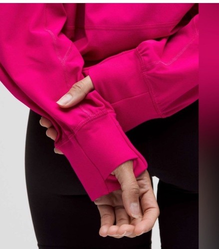 Neu mit Etikett lululemon Relaxed Define Jacke leidenschaftlich Größe 12 pink aktiv Fitnessstudio Yoga - Bild 3 von 5