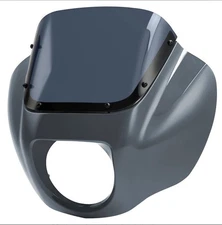 Headlight Fairing+Windshield Fit For Harley Softail FXBB FXLR 18-23 Gunship Gray