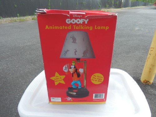 Vintage Disney Goofy Animated Talking Lamp Talking And Movement WORKING. - Picture 7 of 11