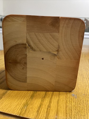 Juego de 4 elevadores de cama para muebles de madera cuadrados de alta resistencia de aproximadamente 3,25 pulgadas de alto - Imagen 6 de 10