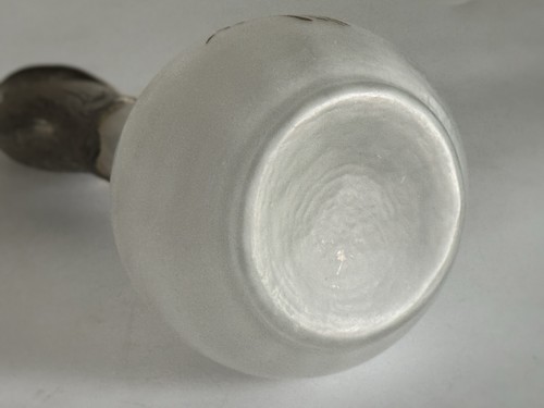 Antiker Silber Teller & Milchglas Claret Krug Ewer handbemalt Blumen - Bild 19 von 19