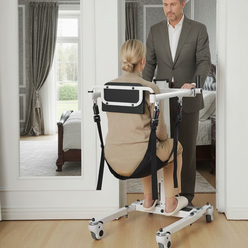 Power Patient Lift, Transfer Chair Lift Aid for Disabled, Portable Folding 80New