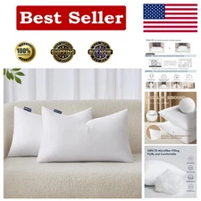 Versatile 12x20 Decorative Throw Pillow Inserts - Pack of 2 for Elegant Touch