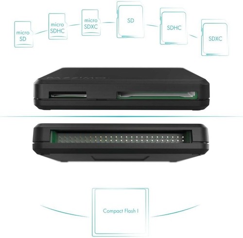 Hama Kartenleser USB 3.0 (Kartenlesegerät für SD SDHC SDXC microSD micro - Bild 3 von 8