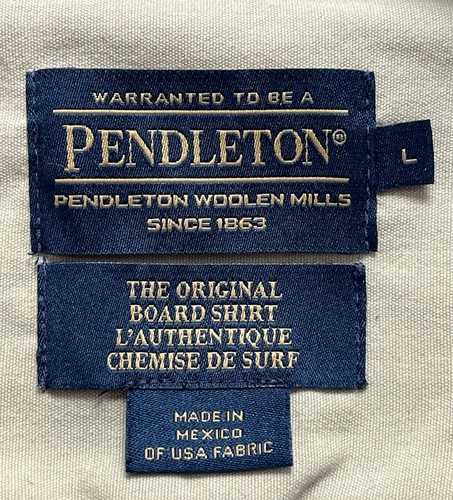 Pendleton The Original Board Shirt 100% Virgin Wool Men’s Large Good Condition  - Picture 3 of 8