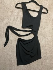 Women’s Sexy Bodycon Black Dress Size M