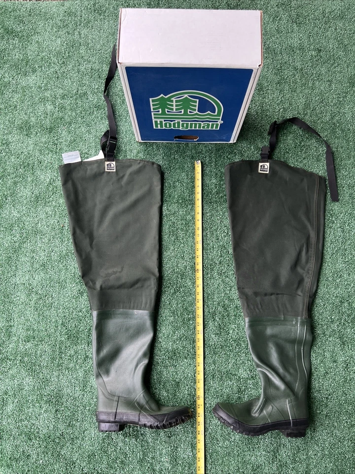 Hodgman Bantam Weight Nylon Hip Boots Men’s Size 10 - Image 3 of 4