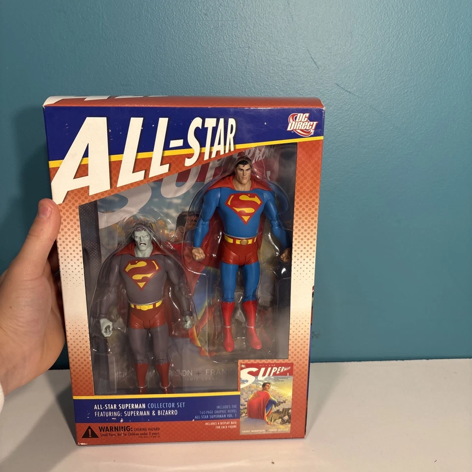 DC Direct All-Star Superman Coleccionista Figura Caja Set Superman Bizarro con Cómic Foto 2 de 4