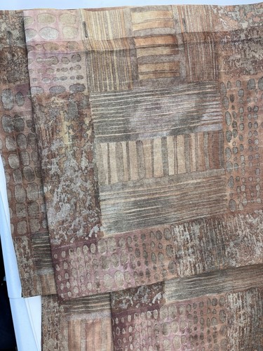 Croscill Mineral Kupfer Rost Toskanischer Schimmer Abstrakt Duschvorhang 71" x 73" - Bild 3 von 6