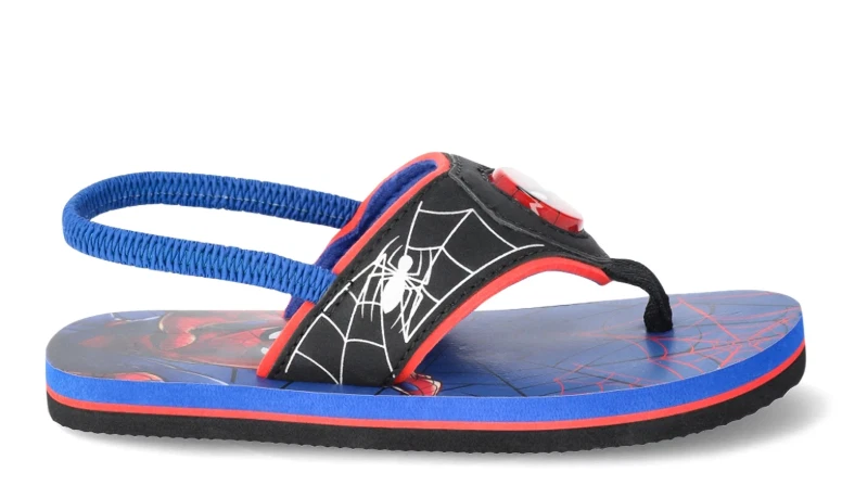 SpiderMan Niño Iluminado! Sandalias chanclas con correa trasera para niños talla 11/12 Foto 3 de 4