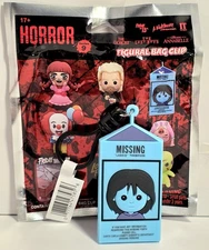 WB Horror Series 9 Figural Bag Clip Keychain Lost Boys Missing Boy Milk Carton