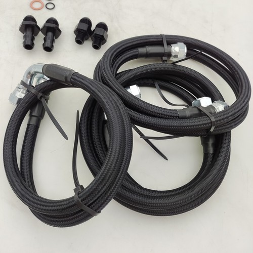 Cummins 5.9L 48RE Transmission Cooler Hoses Kit For 03-07 Dodge Ram 2500 3500 - Picture 6 of 9