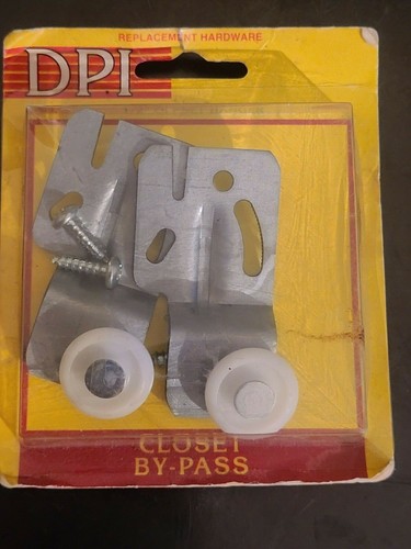 NEW IN PACK DPI #8541 Closet By-Pass Door Hanger 1/2" Offset - Picture 1 of 7