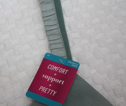 NWT VANITY FAIR EFFORTLESS your go BRA memory foam 77164 SOFT BALSAM green 40C - Picture 3 of 6