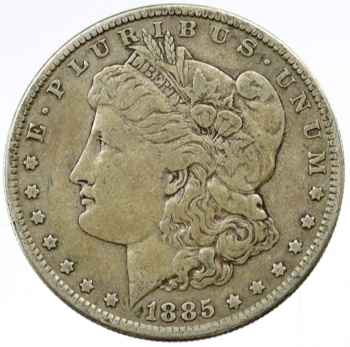 銀貨　アメリカ1885年リバティ　エ・プルリブス・ウヌム 　イーグル　大型硬貨 銀貨アメリカ1885年リバティエ・プルリブス・ウヌム イーグル