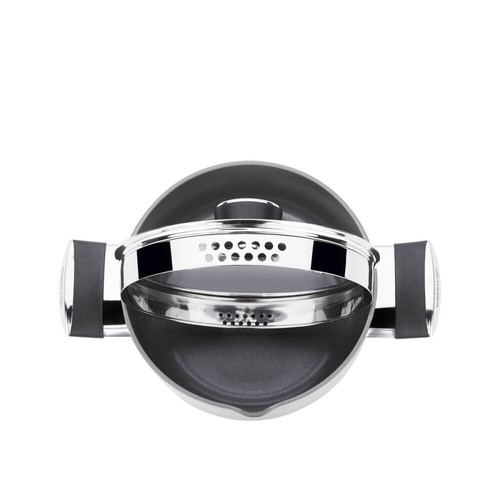 Korkmaz Lena Ceramic Low Dutch Oven with Glass Lid, High-Performance Cookware - Picture 6 of 16