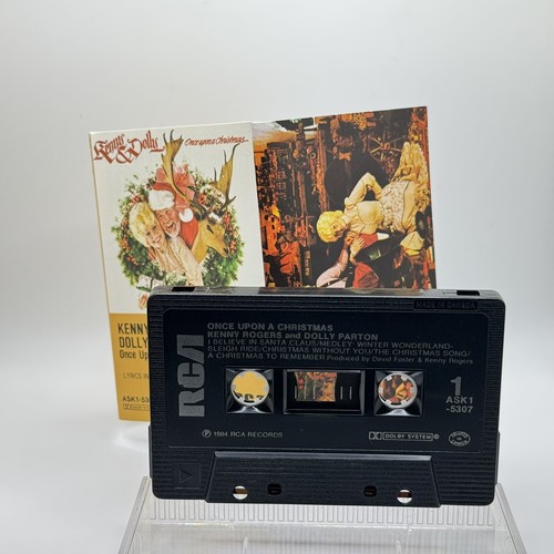 Kenny Rogers and Dolly Parton Once Upon a Christmas Cassette Tape 1997 BMG - Picture 3 of 5