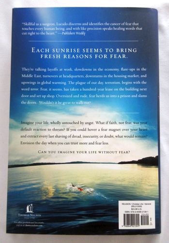 Max Lucado FEARLESS Book HC With Small Group Discussion Guide Soft Cover NEW - Picture 11 of 11