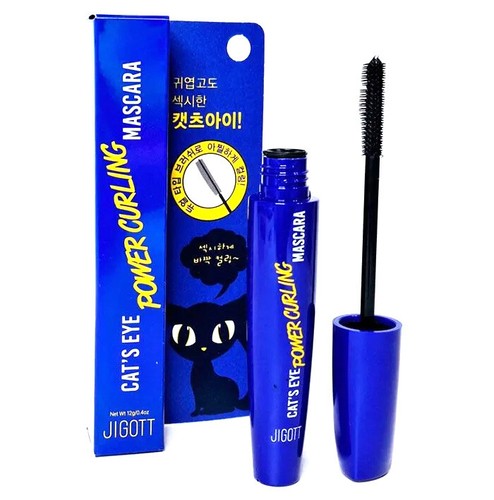 [Jigott] Cat`s Eye Mascara 12g / Curling, Volume, Super Lash / No.1 Korea Made - Bild 4 von 20