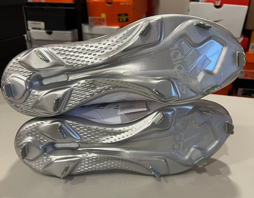 Size 7 Mens- Adidas Ultra Boost DNA 5.0 Men's Baseball Metal Cleats White ID9622 - Picture 4 of 5