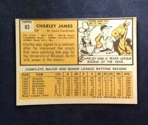 1963 Topps Pick a Card Complete your Set VG-NM-MT Set Break 11-95 updated 11/24 - Picture 144 of 201
