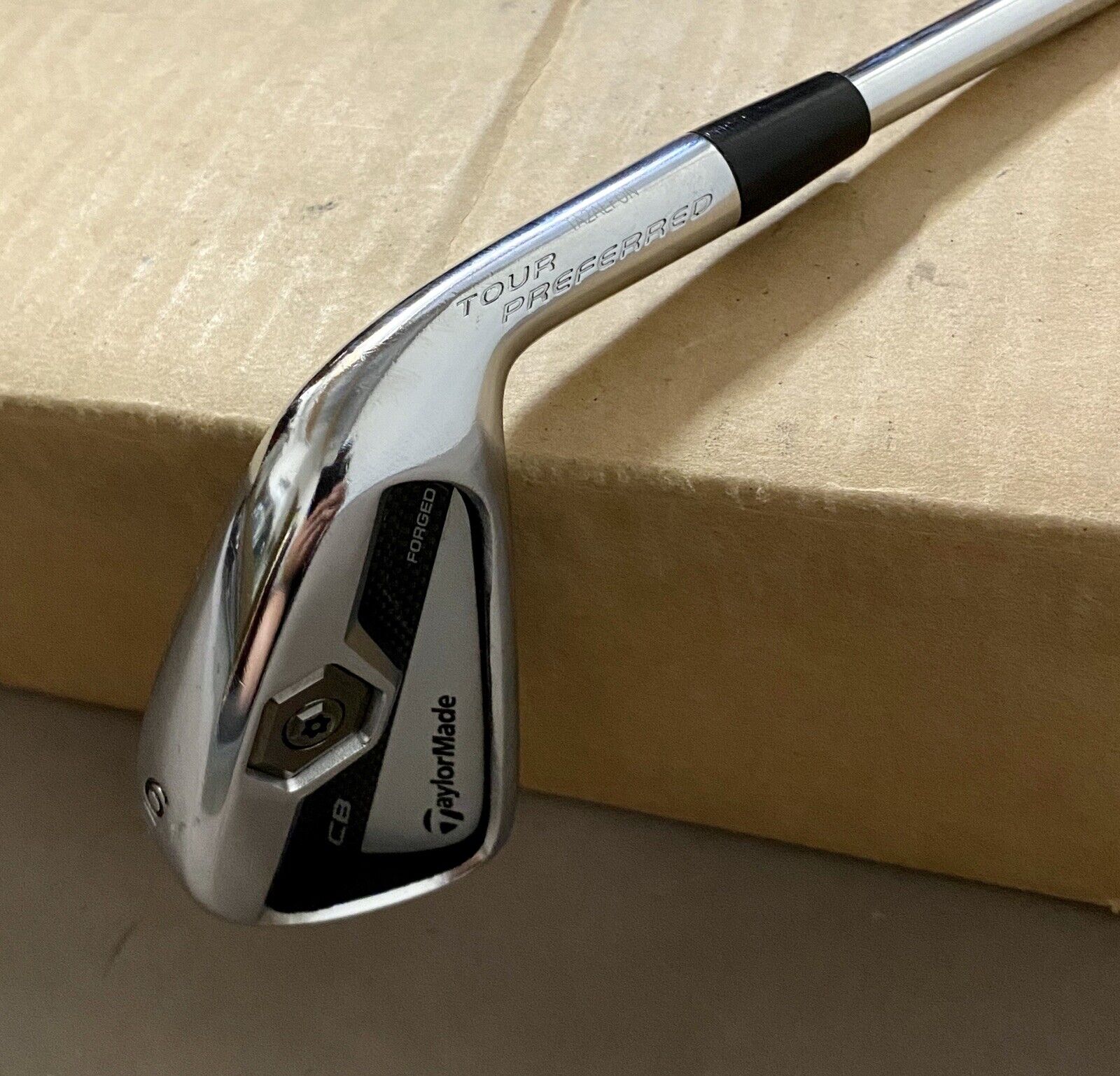 Used TaylorMade Tour Preferred CB Forged 6 Iron Project X 6.0 Stiff Steel Golf Used TaylorMade Tour Preferred CB Forged 6 Iron Project X 6.0 Stiff Steel Golf
