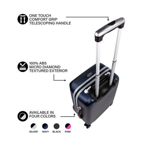 Washington Nationals 20" Silver Domestic Carry-on Spinner - Picture 2 of 8