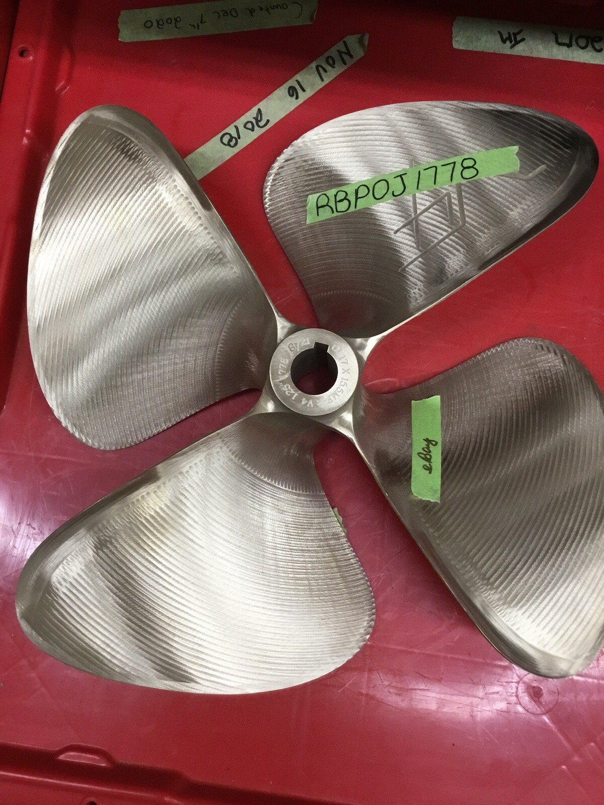 Rebuilt Nibral Ski Boat Propeller Johnson Propeller Co. O J 1778 eBay