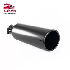 Black Exhaust Tip Single Roll - 2.5 Inch Inlet 3.78 Inch Outlet