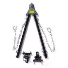 Adjustable Tow Towing Bar Bumper Mount 5000lb Wchains Rv Car Truck Jeep System