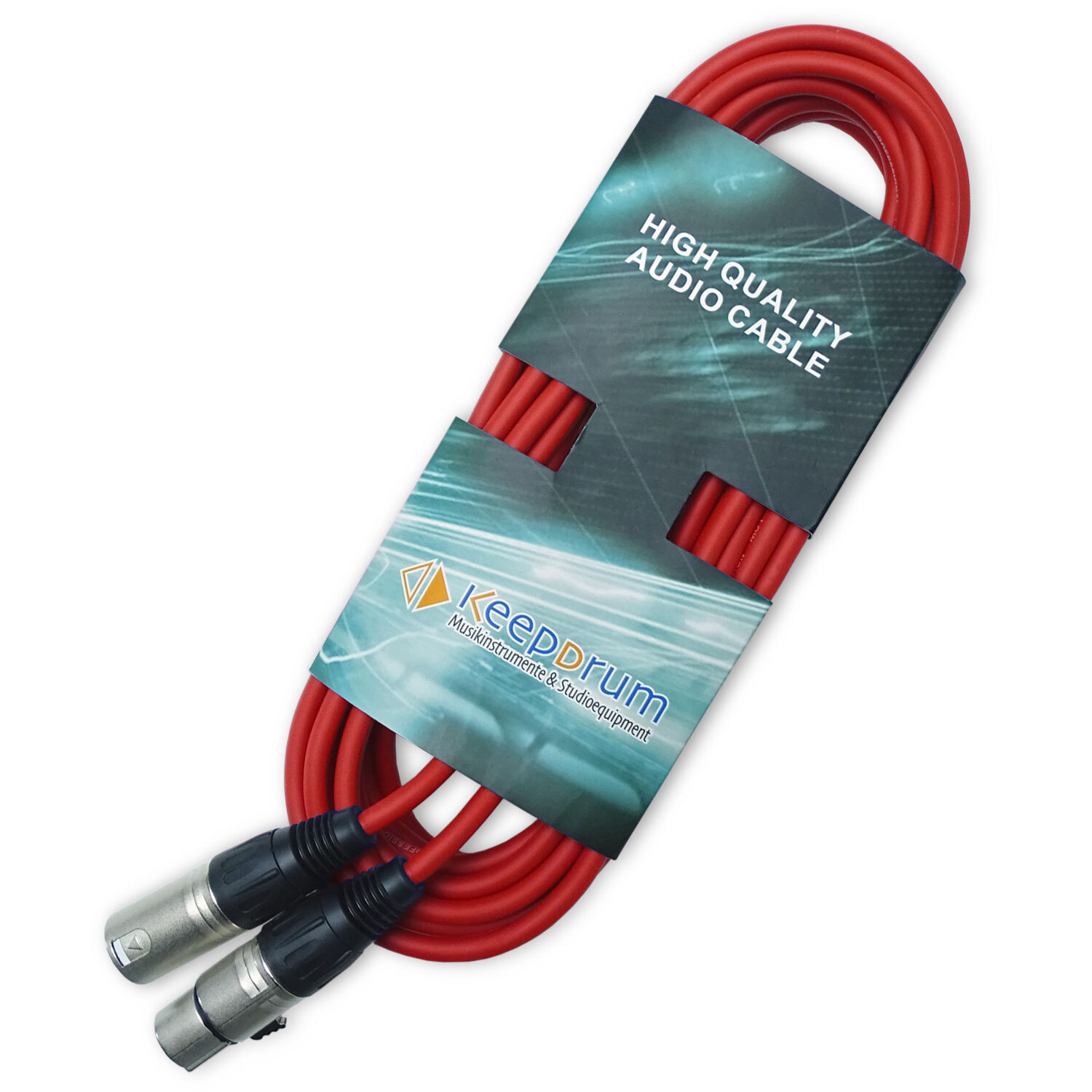 Thumbnail - Keepdrum Dmx Kabel Rot Lichtkabel 3-pol Xlr 6m 3 Stück