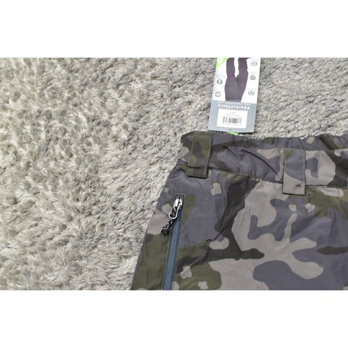 Free Country Men's 2XL Green Camouflage Ski Snow Pants Polyester Zip NWT - Foto 3 di 9