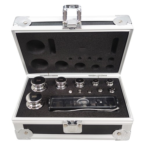 M1 Grade 1mg-200g Calibration Weight Kit Lab Set Stainless Steel w/ Tweezer - Picture 9 of 20