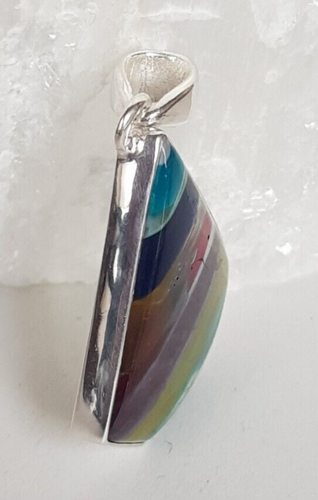 Anhänger Kettenanhänger 925 Silber natürlicher Surfite SURFBOARD 4,0 x 2,5 cm - Bild 5 von 9